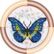 Mini Bead embroidery kit Butterfly