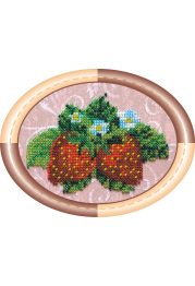 Mini Bead embroidery kit Strawberry