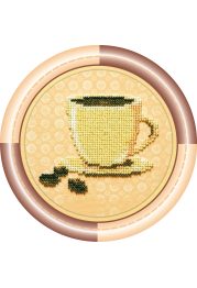 Mini Bead embroidery kit Coffee
