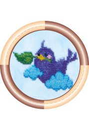 Mini Bead embroidery kit Bird