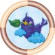 Mini Bead embroidery kit Bird