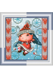 Mini Bead embroidery kit Christmas Elf