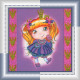 Mini Bead embroidery kit Fiona