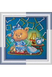 Mini Bead embroidery kit Sleepy-head