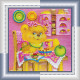 Mini Bead embroidery kit Breakfast