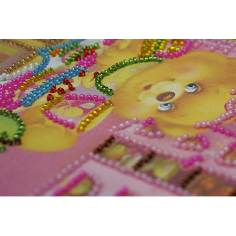 Mini Bead embroidery kit Breakfast