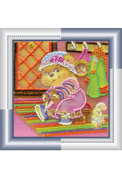 Mini Bead embroidery kit On a walk
