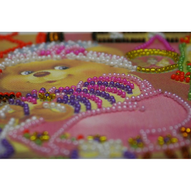 Mini Bead embroidery kit On a walk