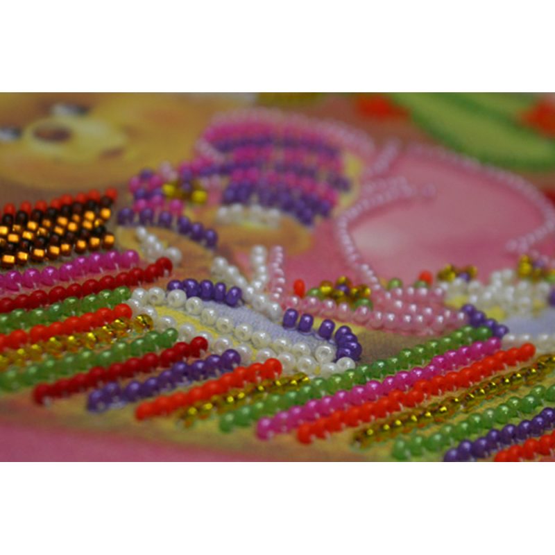 Mini Bead embroidery kit On a walk