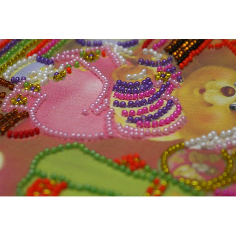 Mini Bead embroidery kit On a walk