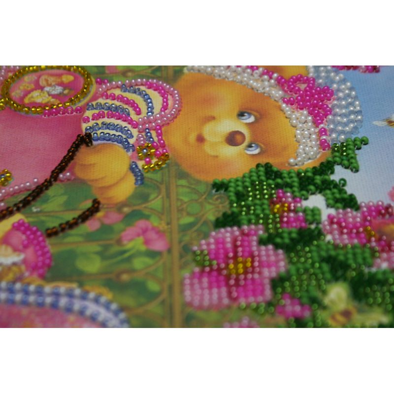 Mini Bead embroidery kit Mothers and daughters