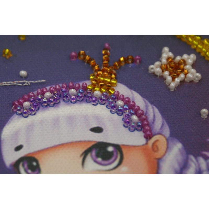 Mini Bead embroidery kit Moonlight dreamer