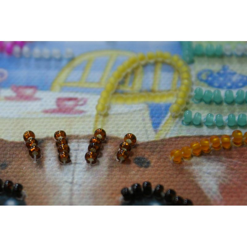 Mini Bead embroidery kit Yummy!