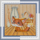 Mini Bead embroidery kit Fox pup