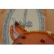 Mini Bead embroidery kit Fox pup