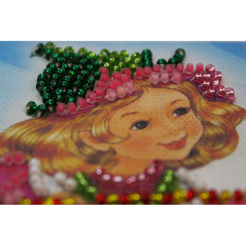 Mini Bead embroidery kit Young magician