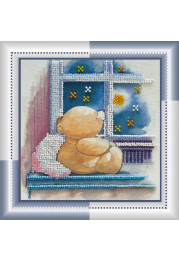 Mini Bead embroidery kit Starlight night