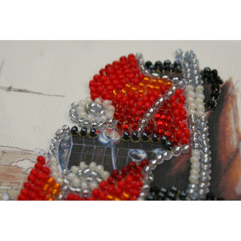Mini Bead embroidery kit Mersedes-500k