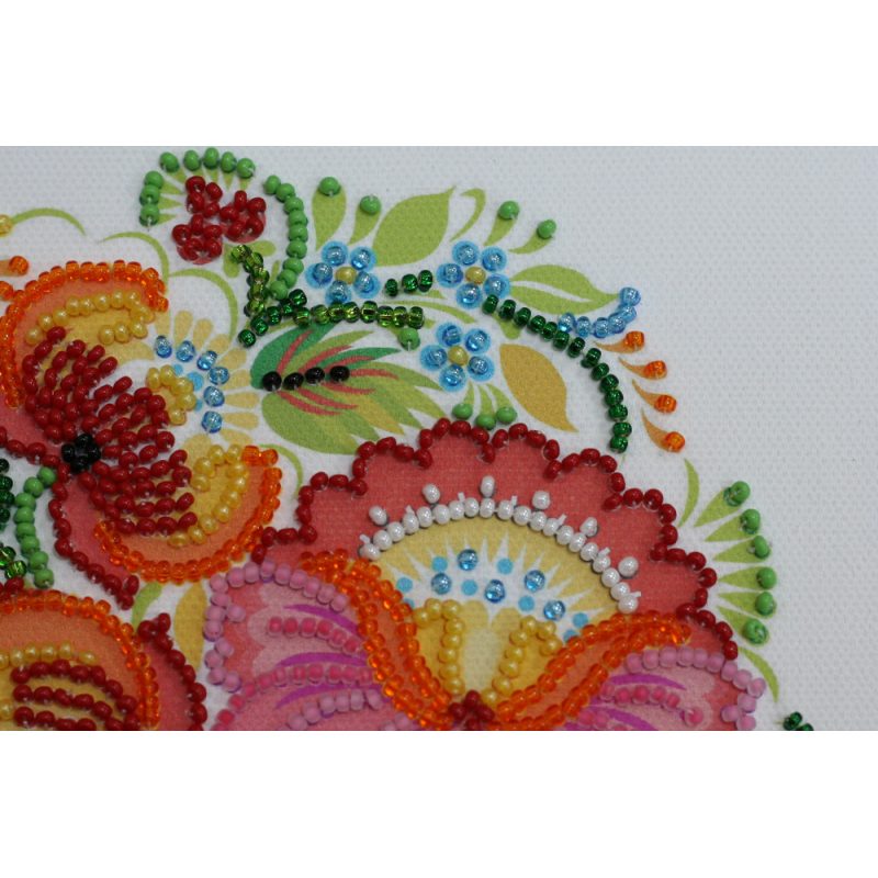 Mini Bead embroidery kit Hohloma – 1