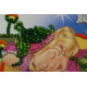 Mini Bead embroidery kit Sleeping fairy