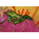 Mini Bead embroidery kit Sleeping fairy