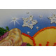 Mini Bead embroidery kit Sleeping fairy