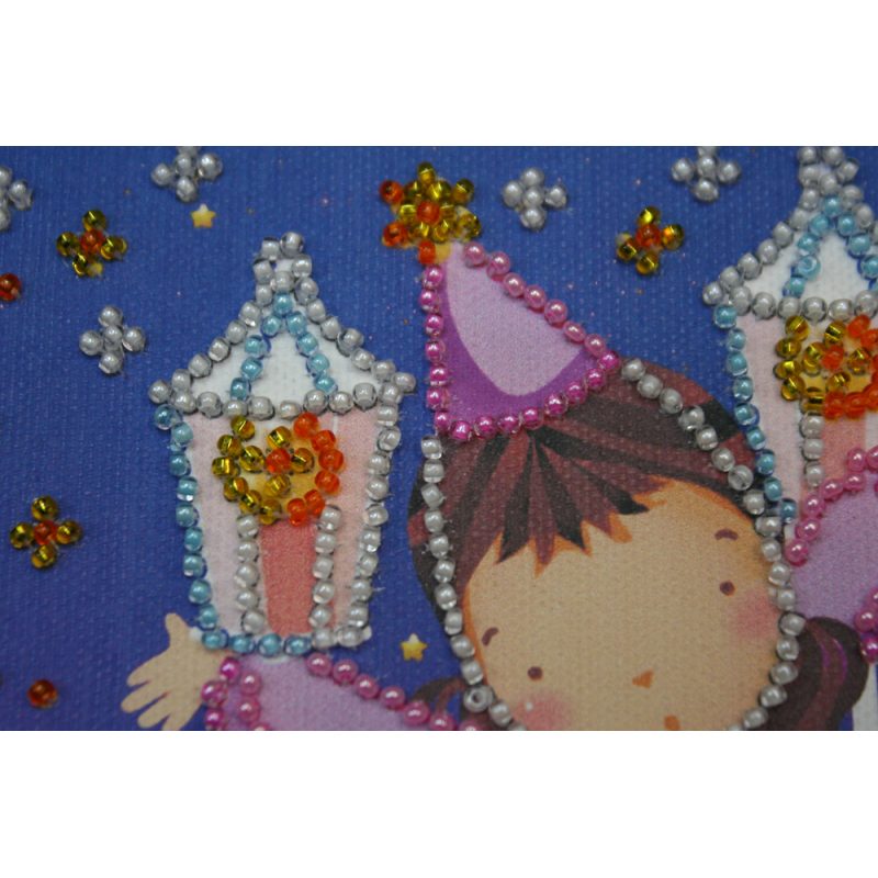 Mini Bead embroidery kit Star dance