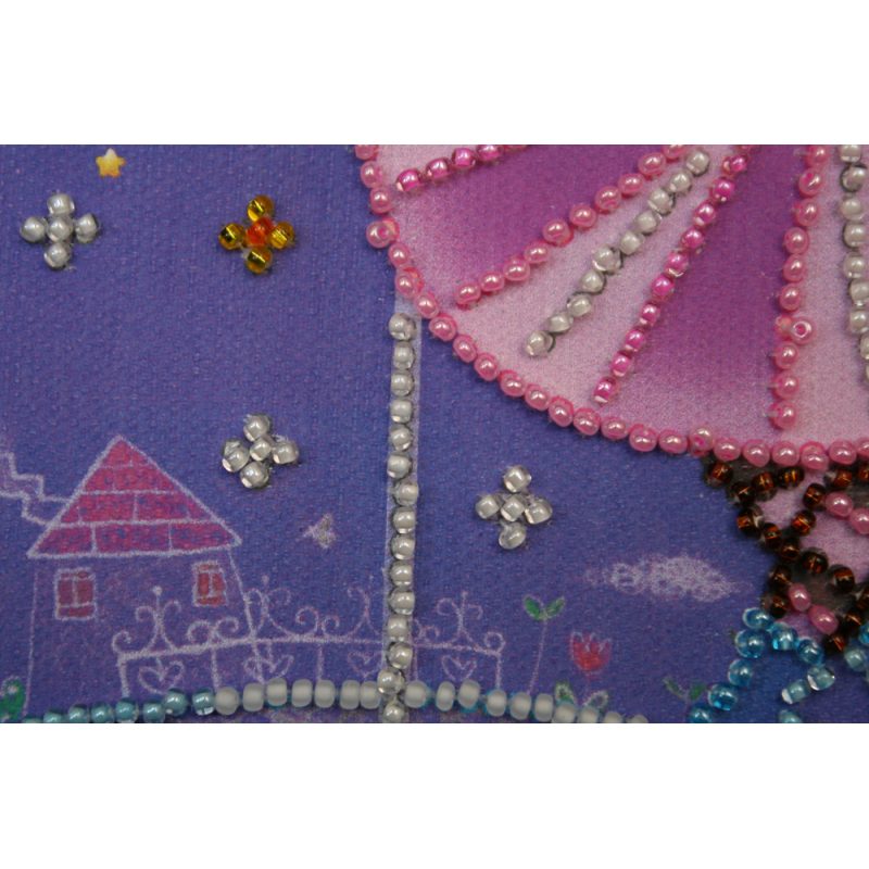 Mini Bead embroidery kit Star dance