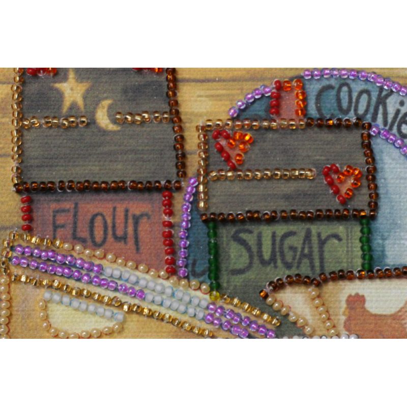 Mini Bead embroidery kit Kitchen – 1
