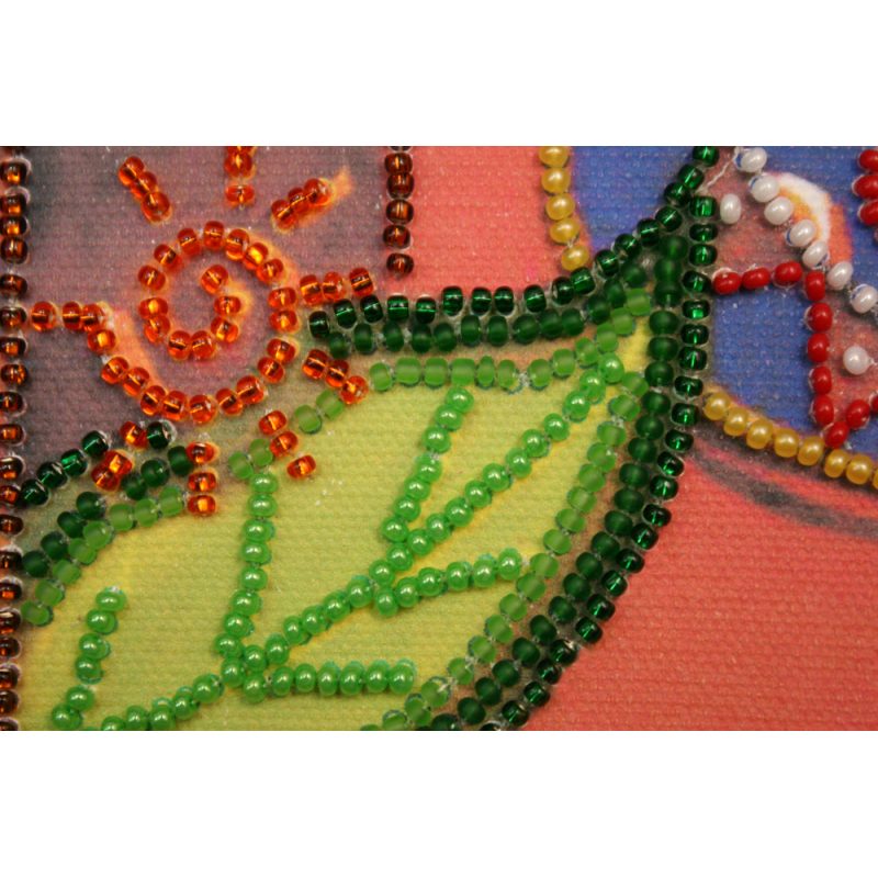 Mini Bead embroidery kit Cacao