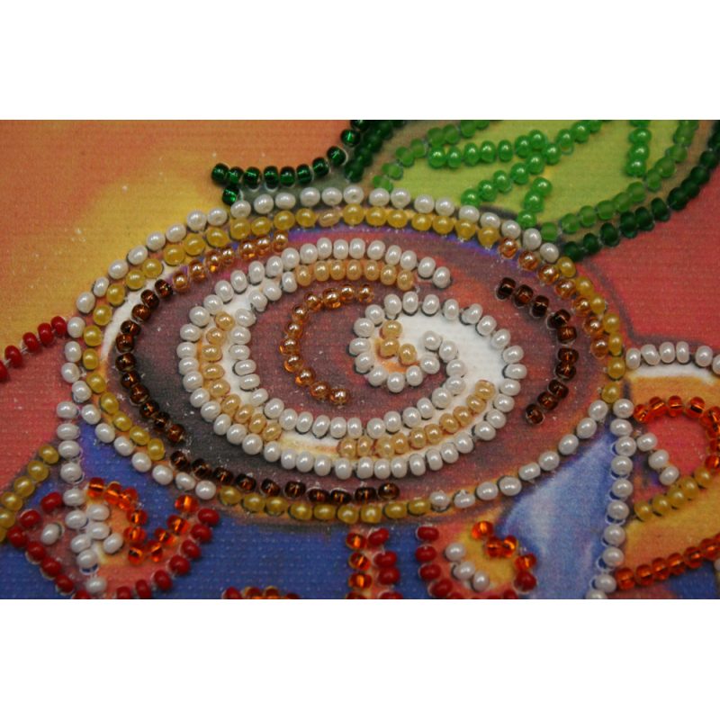 Mini Bead embroidery kit Cacao