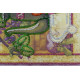 Mini Bead embroidery kit Violet tea
