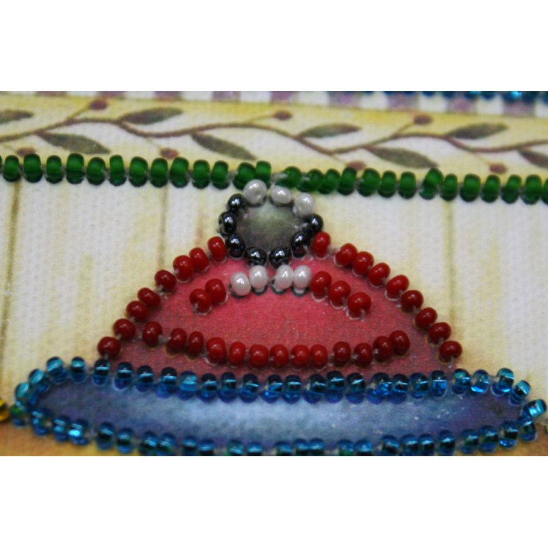 Mini Bead embroidery kit Tea-party
