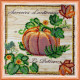 Mini Bead embroidery kit Autumn queen