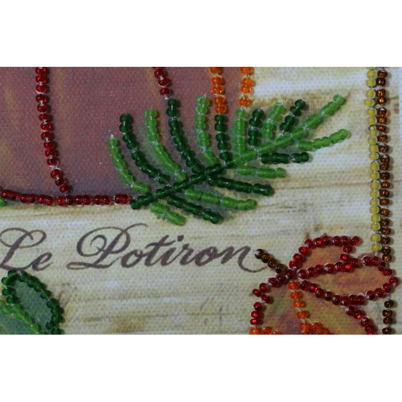 Mini Bead embroidery kit Autumn queen