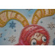 Mini Bead embroidery kit Knitting bunnies