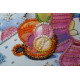 Mini Bead embroidery kit Knitting bunnies