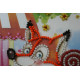 Mini Bead embroidery kit On a rocking horse