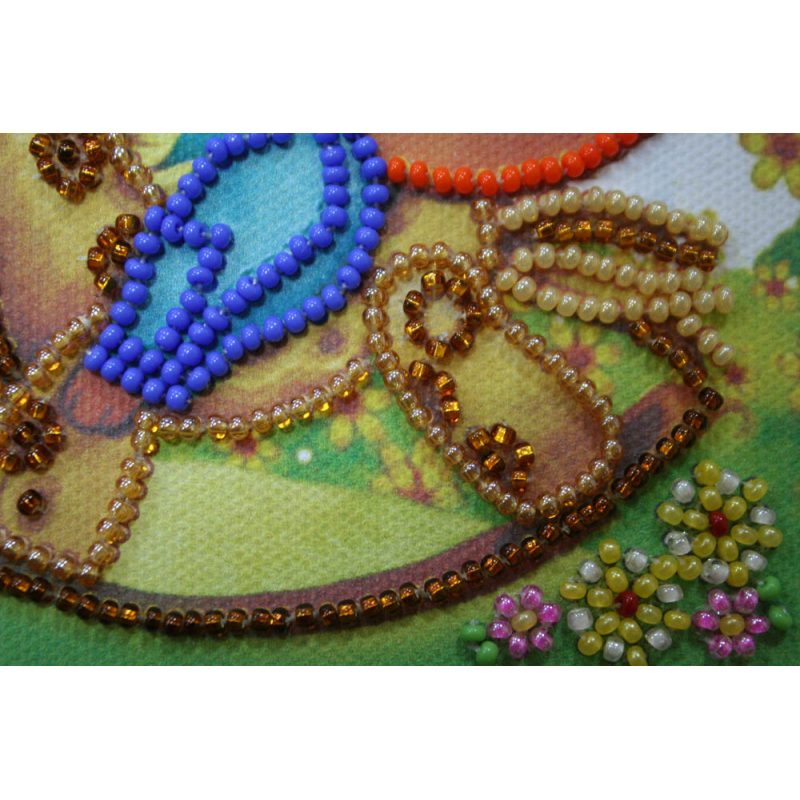Mini Bead embroidery kit On a rocking horse