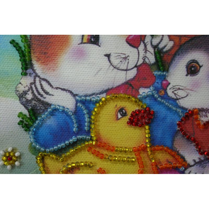 Mini Bead embroidery kit Easter party