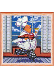 Mini Bead embroidery kit Cheer cook