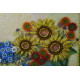 Mini Bead embroidery kit Sunflower still life
