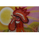 Mini Bead embroidery kit Cockerel