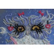 Mini Bead embroidery kit Owl and alarm clock