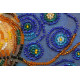 Mini Bead embroidery kit Midnight Owl