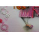 Mini Bead embroidery kit Owl and coffee