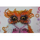Mini Bead embroidery kit Owl and coffee