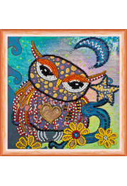 Mini Bead embroidery kit Snoozing