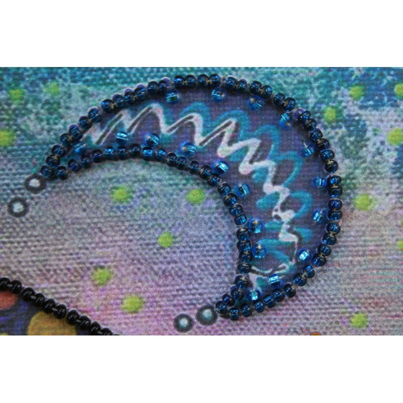 Mini Bead embroidery kit Snoozing