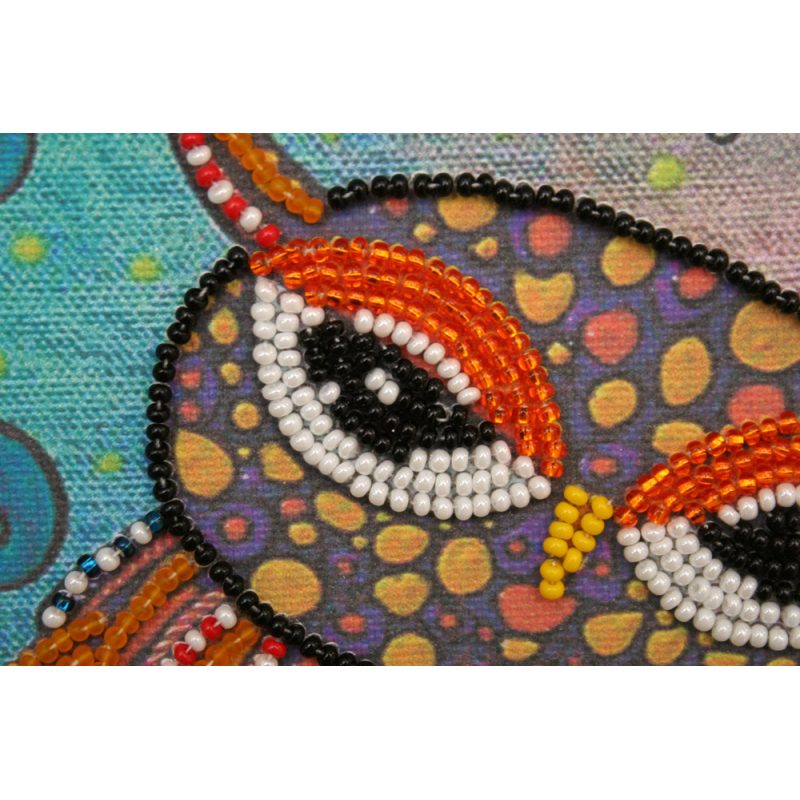 Mini Bead embroidery kit Snoozing